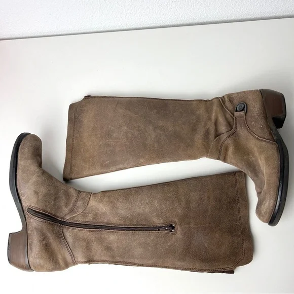 Fly London Women’s Western Tall Riding Boot 38 Brown Leather - Picture 6 of 14